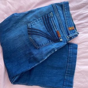 7 For All Mankind cropped dojo